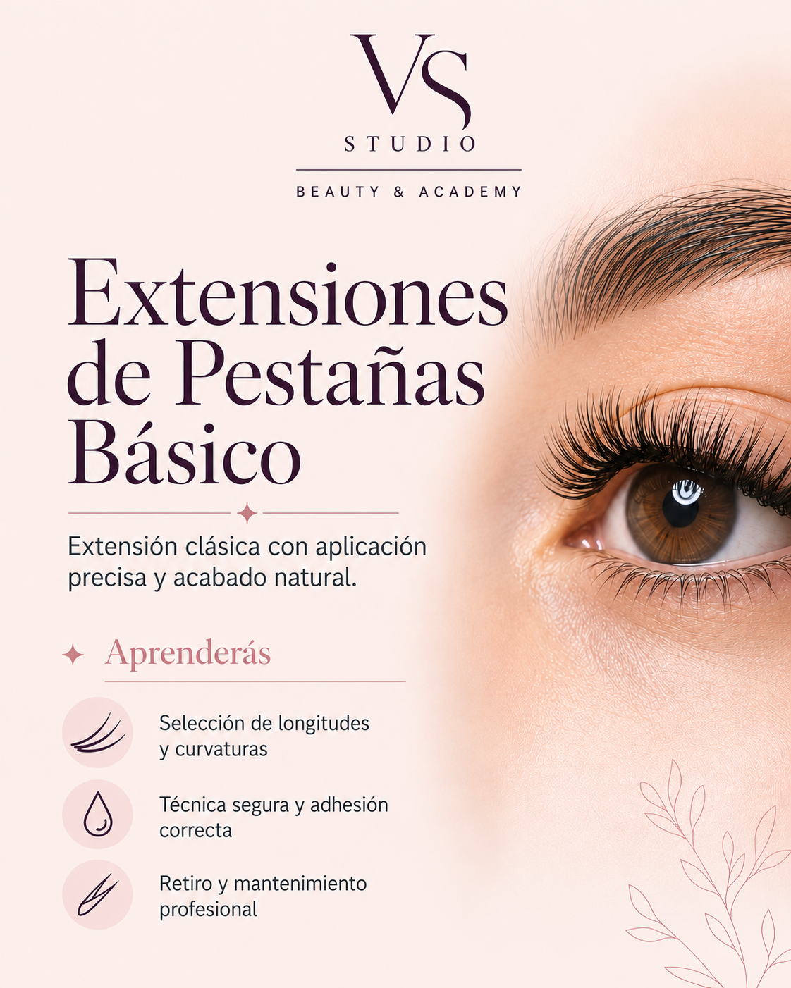Curso de Extensiones de Pestañas Básico