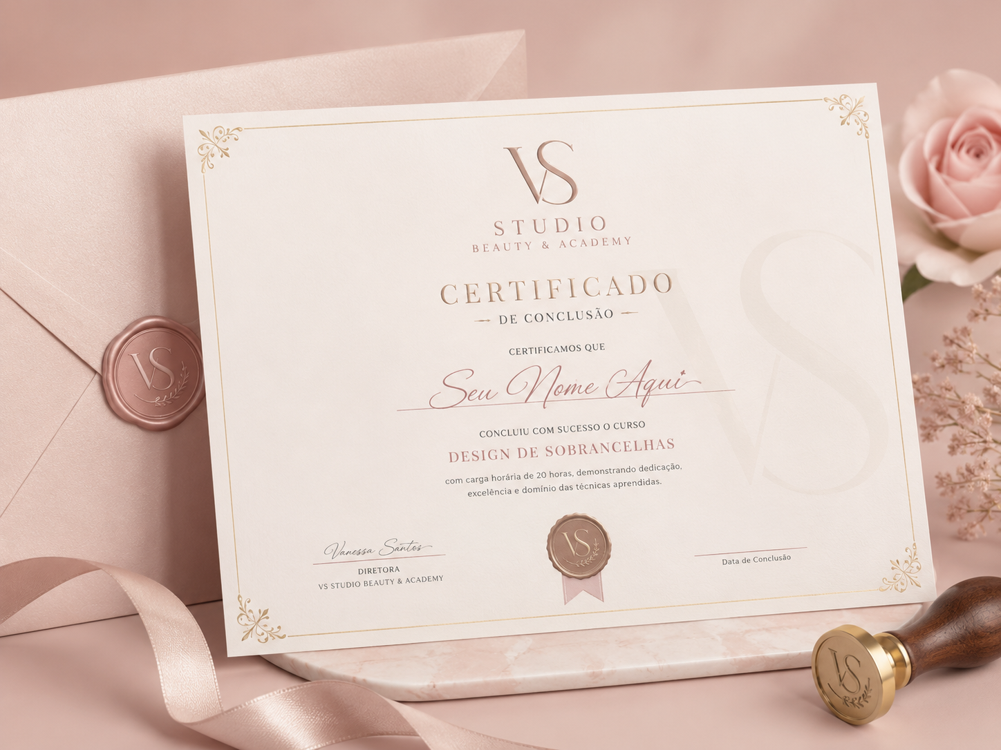 Certificado de formación de VS Studio